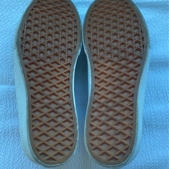 Platform Glitter vans shoes w6 - Picture 3 of 5